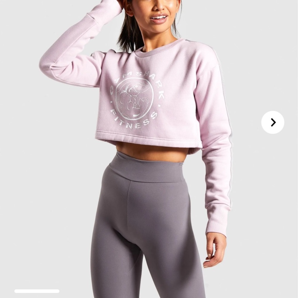 Gymshark legacy fitness sweater washed lavender